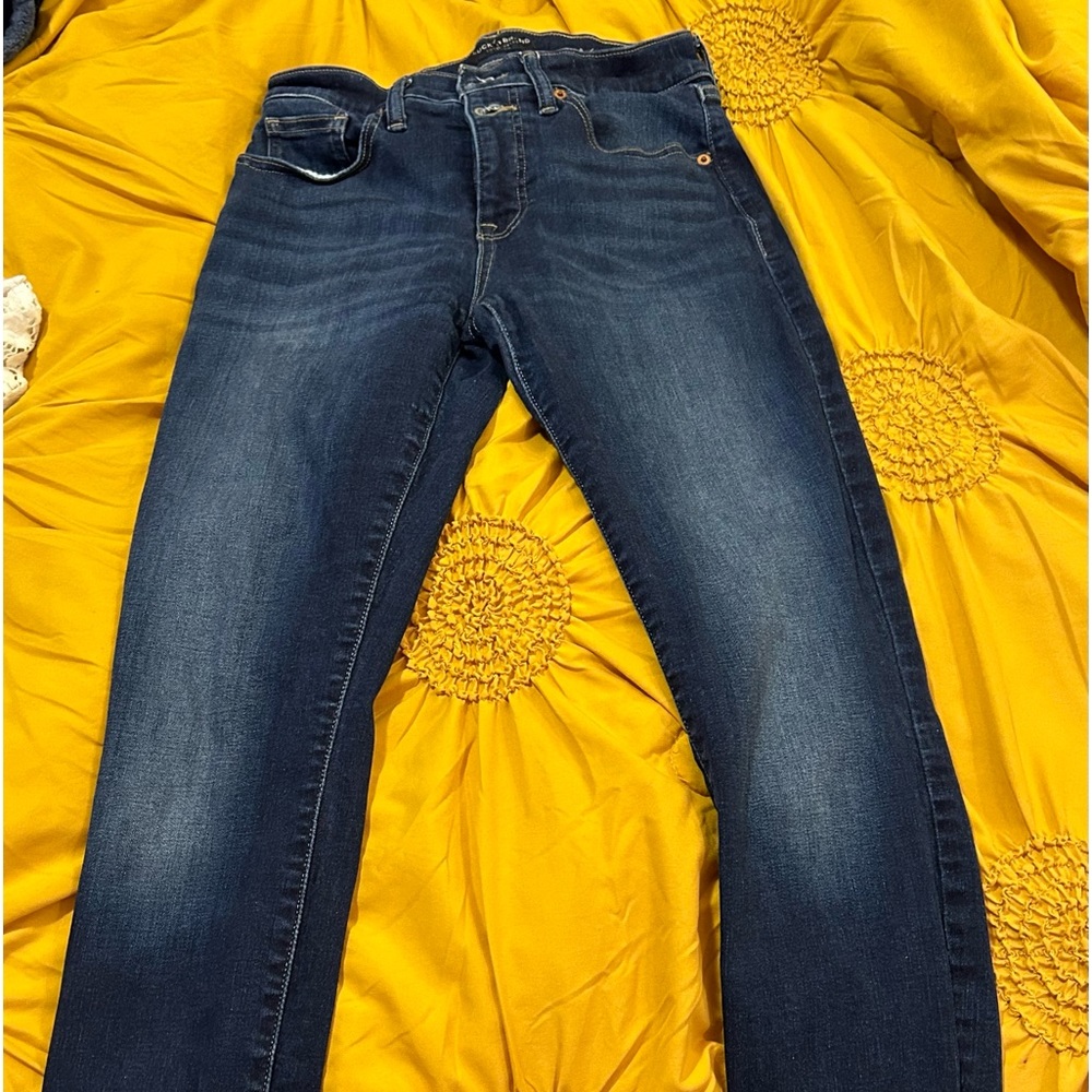 Lucky Brand Ava skinny dark denim size 8